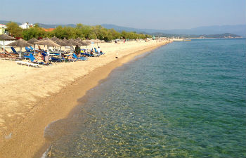 Stranden centrale regio Chalkidiki